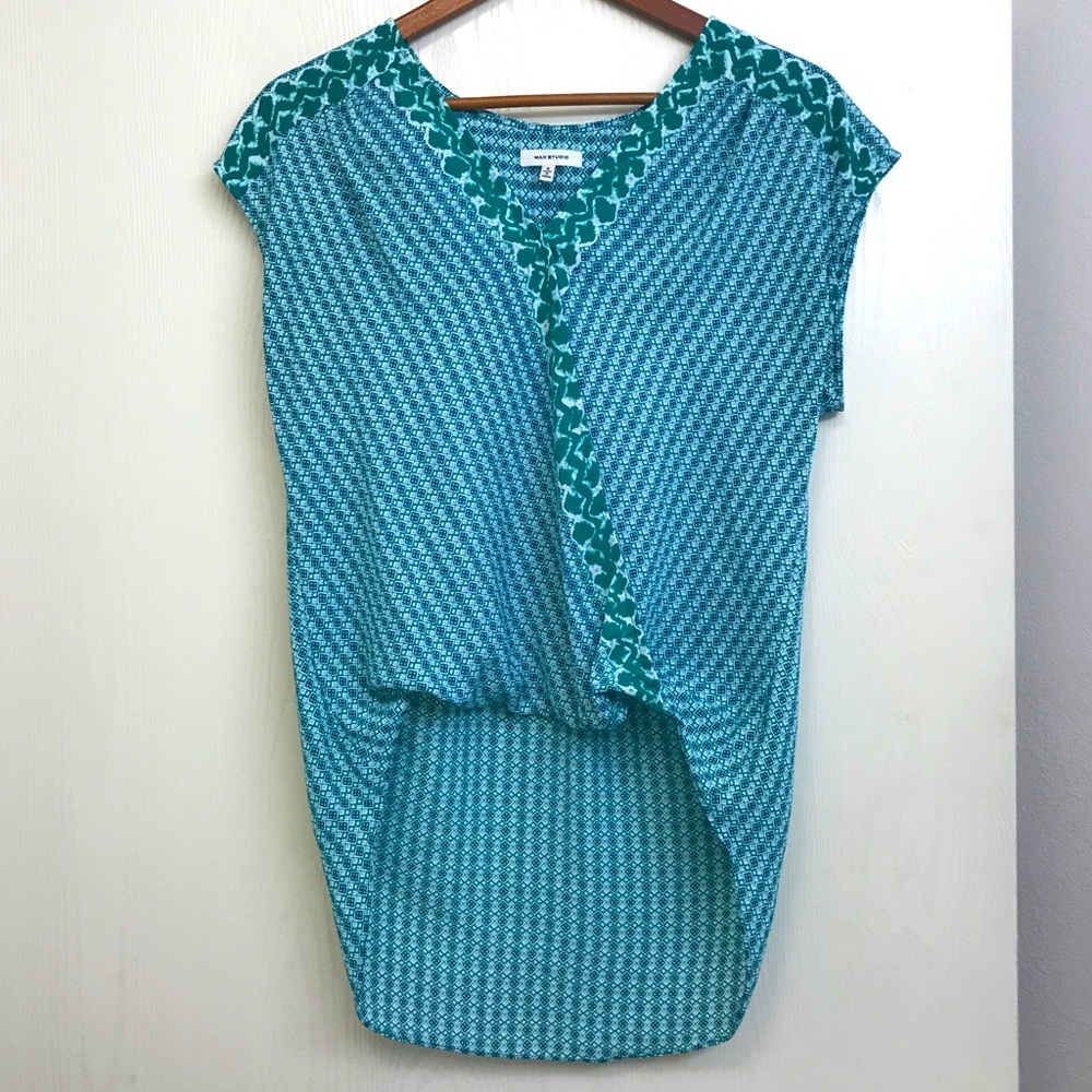 Max Studio Women’s Wrap Top